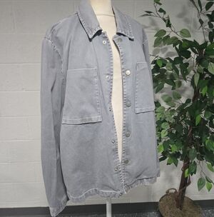 New Look Light Gray Military Field Jacket